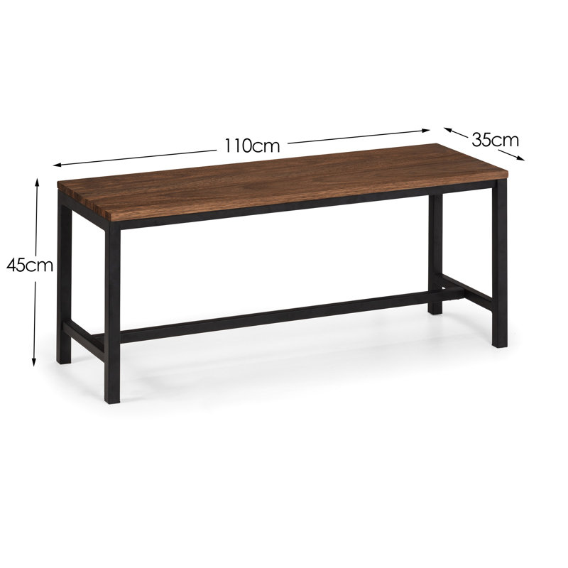 Criss Bench, Walnut