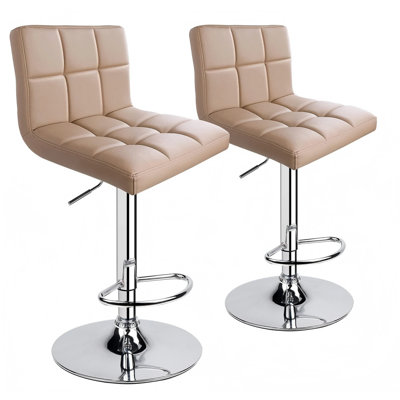 Ludmil Swivel Adjustable Height 32.5" Bar Stool
