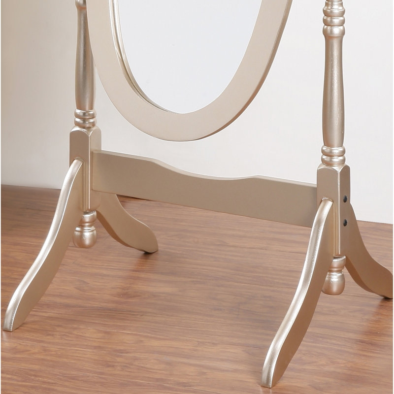 Miroir Gold Wood, Acier inoxydable