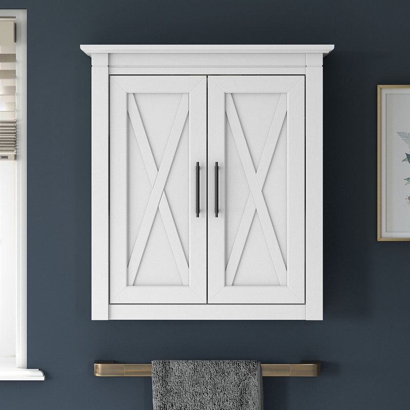 Edion Bathroom Cabinet, White Ash