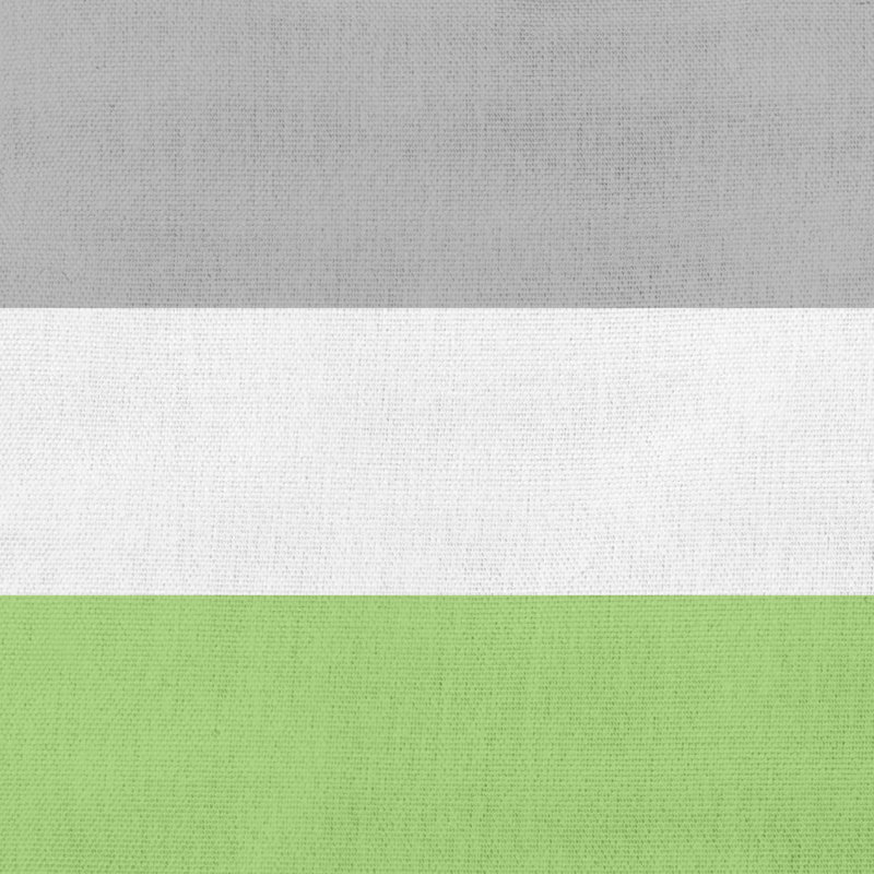 Striped Reversible Throw Pillow, Green