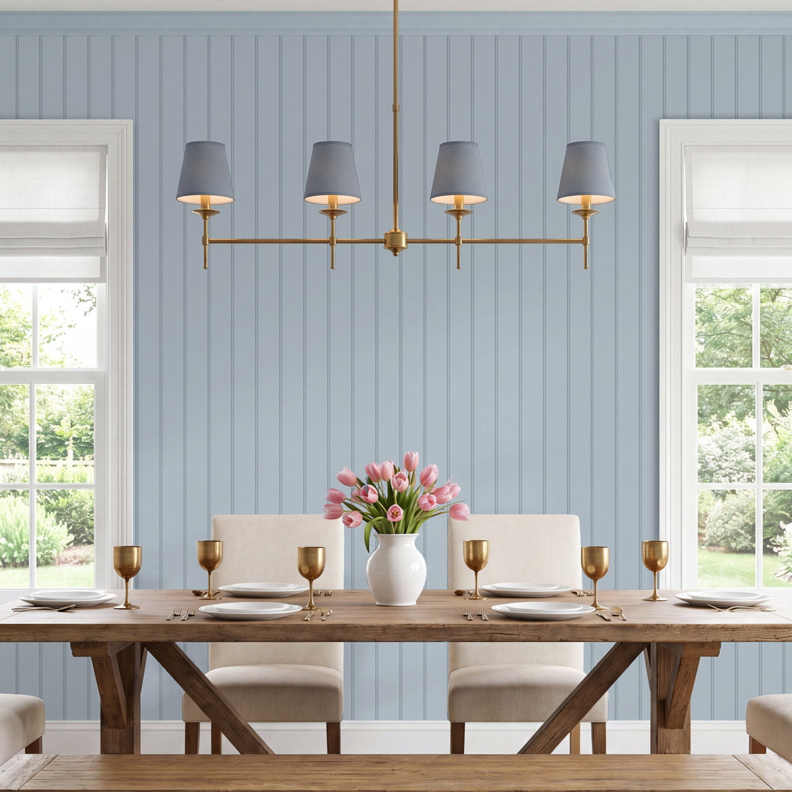 Secret Garden Wallpaper, Blue