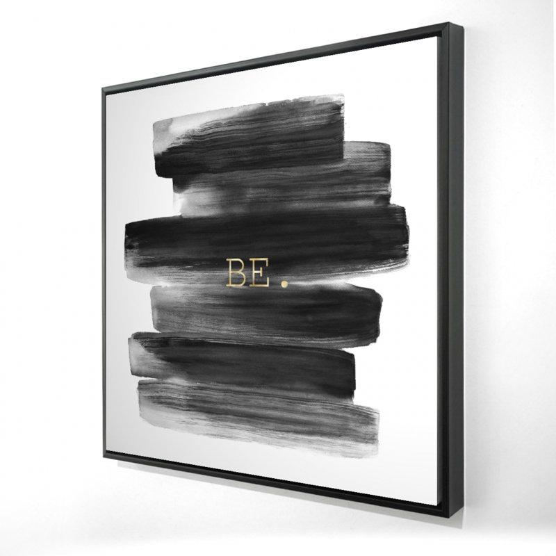 «Be» sur toile