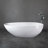 Euthalia 67'' x 34'' Freestanding Soaking Solid Surface Bathtub-50540472