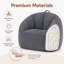 Fauteuil à billes surdimensionné en velours côtelé pour adultes avec accoudoirs-1012796472