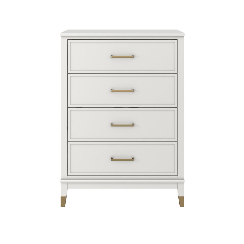 75cm W 4 - Drawer Chest of Drawers, White