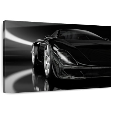 Voiture de sport noire Mehar Pitch