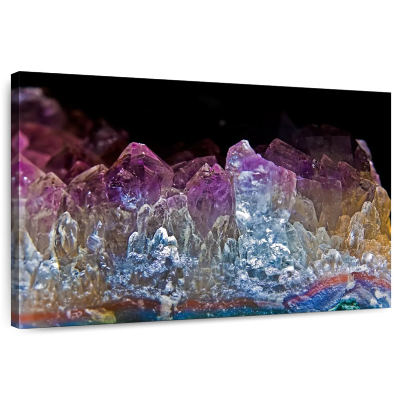 Alvord Amethyst Crystals, 26" H x 39" W