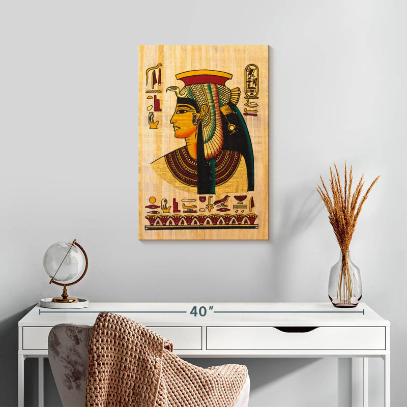 Papyrus égyptien Leisha Nefertiti, H 24 po x l 16 po