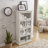 Glass Display Cabinet 4 Tier Glass Display Cabinet Storage Curio Cabinet With Flip Up Glass Doors, Collectors Showcase Toy Figure Organizers Rack, Bookcase-1071989465