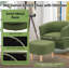 Fauteuil demi-tonneau pivotant avec repose-pieds Sharolynn-340204153