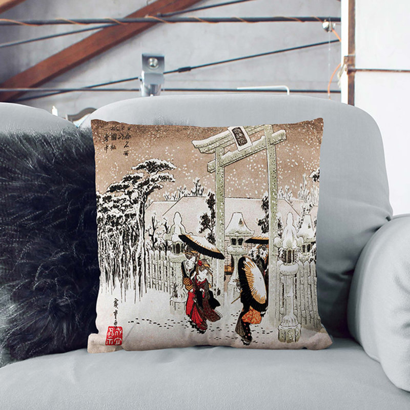 Square Throw Cushion, 55cm H x 55cm W x 20cm D