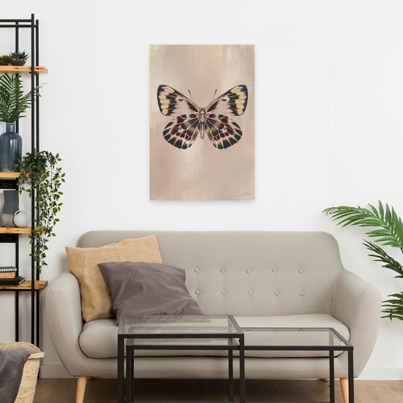 Art contemporain papillon, H 24 po x l 16 po