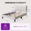 Ensemble lit plateforme rembourré et matelas, matelas en mousse mémoire et gel de 30 cm-189680625-189680627
