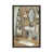 Toile encadrée de bois rustique foncé