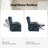 Mariso Dual Motor Faux Leather Power Lift Assist Massage and Heated Recliner (Set of 2)-102303850