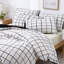 Plaid Duvet Cover Set with Pillowcases Included-120658222-120658220