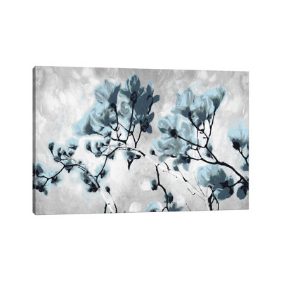 Blue Bloom by Milli Villa - Wrapped Canvas Painting