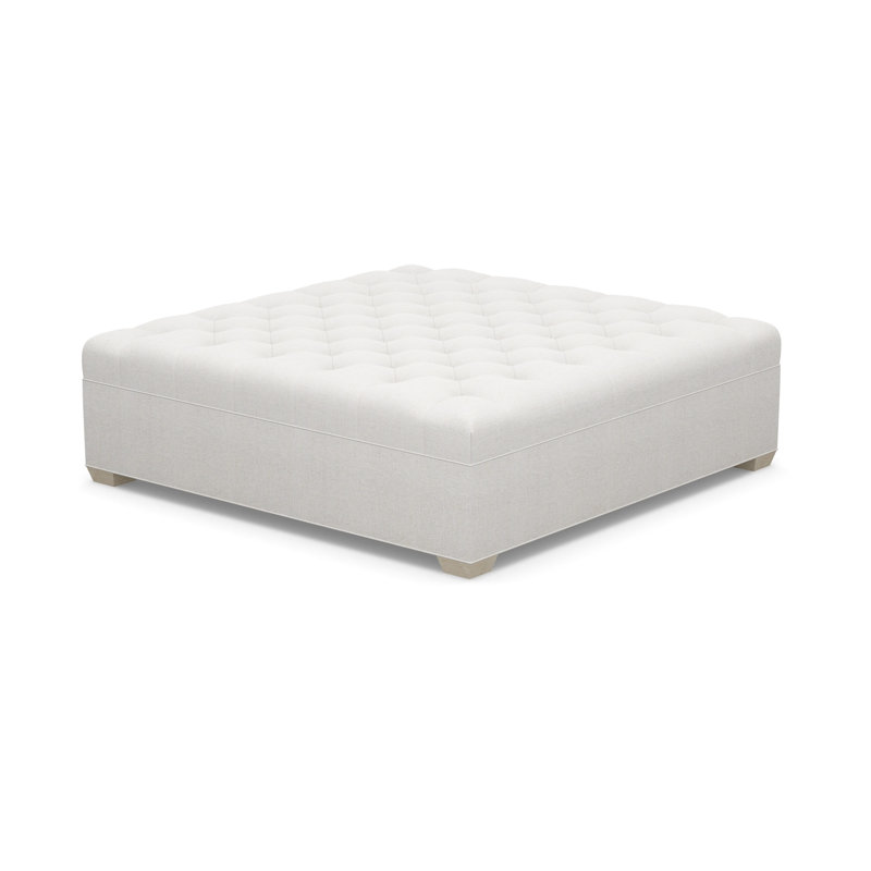 Square Ottoman, 9637-80, Sandstone