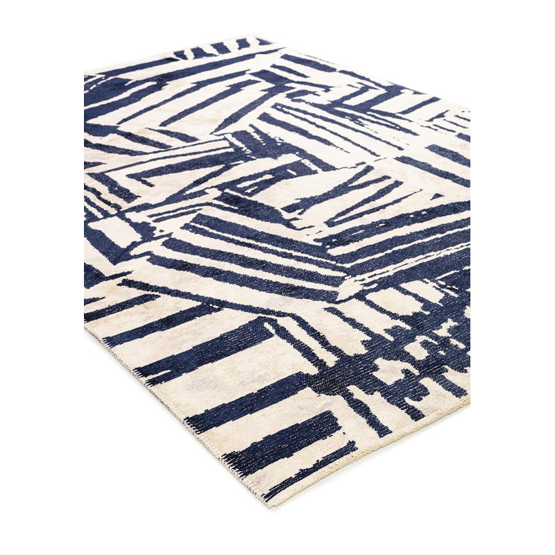 Abstract Pattern Area Rug, Square 9'10"