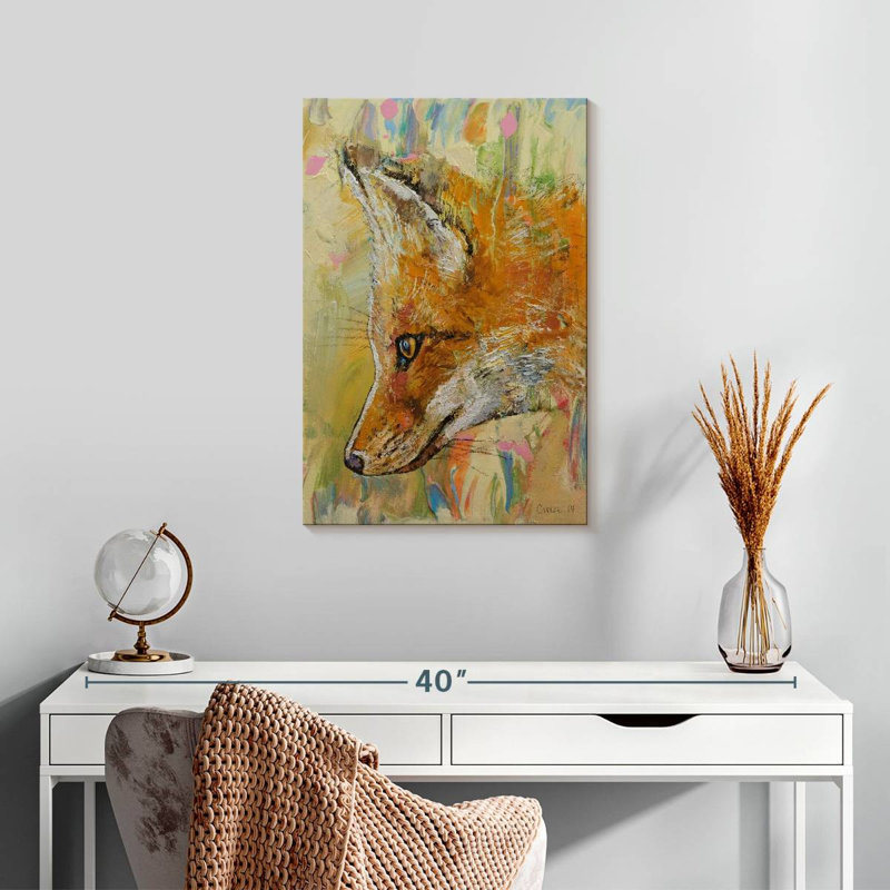 Brampt Fox, 24" H x 16" W