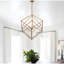 Lustre géométrique ajustable 4 lumières Dayneka