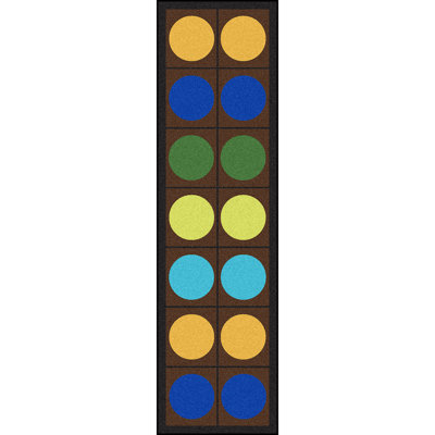 Tapis brun touffeté Lots of Dots