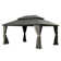 Galvanized Steel Patio Gazebo with Overhang Slope-design Double Roof