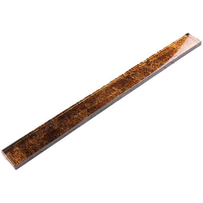 Pencil 12'' x 1'' Glass Border Tile