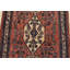 Tapis rose rétro en laine noué à la main 3 pi 7 po x 9 pi 6 po Tribal Vintage