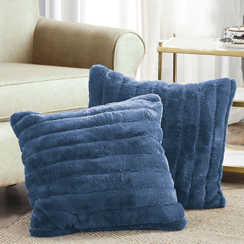 Housse de coussin Supermink, Mirage bleu
