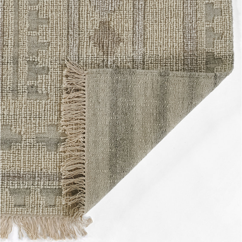 Bristol Geometric Area Rug in Ivory, Runner 2'3" x 8'