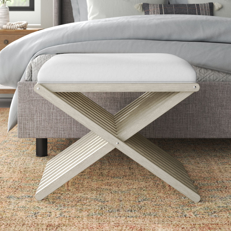 Trevor Solid Wood Accent Stool