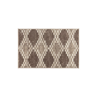 Southwestern Beige And Brown Geometric Area Rug