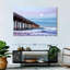 Plein lune au-dessus de Scripps Pier-2057280327