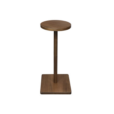 100% American Hardwood Drink Table by Ebern Designs