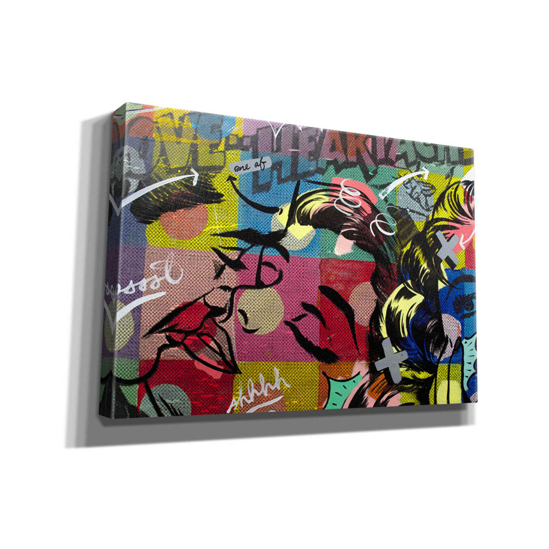 «Fearless Heartache On Canvas» par Dan Monteavaro, reproduction, H 18 po x l 26 po x P 0,75 po