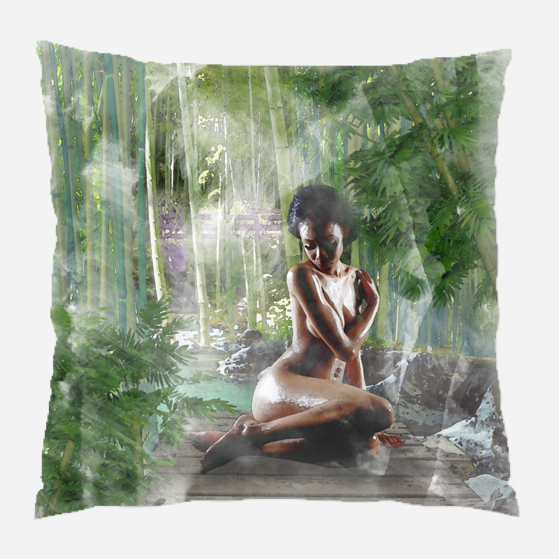 Coussin Bunn, Micro suède, Intérieur