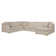 Bel-Air 155" Wide Right Hand Facing Down Cushion Stationary Corner Sectional
