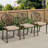 9-Piece Patio Furniture Dining Set, All-Weather Cast Aluminum Outdoor Table and Chairs for 8, Includes 88'' Rectangular Dining Table & 8 Stackable Cushioned Dining Chairs-811325053
