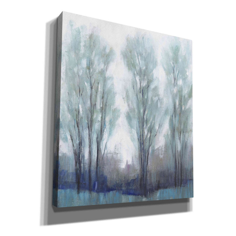 «Through The Clearing I» par Tim O'toole, art mural sur toile, H 30 po x l 26 po x P 1,5 po