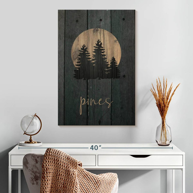 Harnek Wilderness Wood Pines, H 30 po x l 20 po