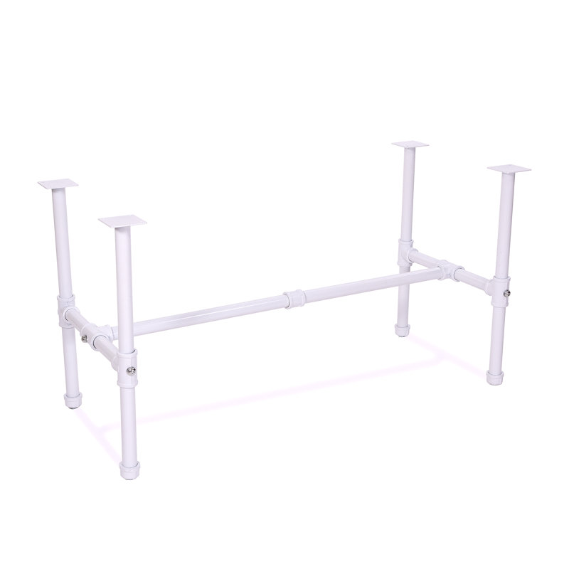 Margate Table Base, 30.5" H x 58" W x 30" D, White