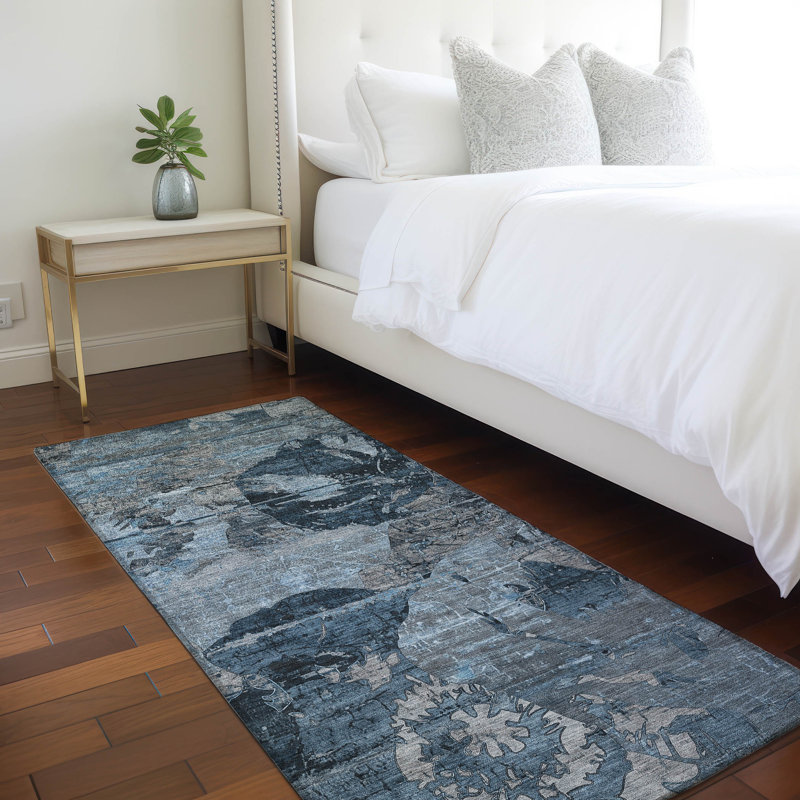 Caseville Abstract Indoor / Outdoor Rug, Runner 2'3" x 7'6"
