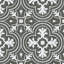 Twenties 8" x 8" Ceramic Patterned Wall and Floor Tile