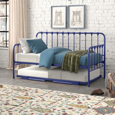 Jordao Iron Daybed with Trundle and Slat Kit 