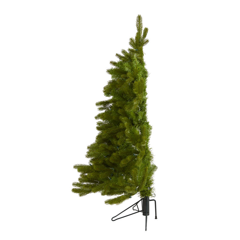 Lighted Artificial Christmas Tree, 4' H