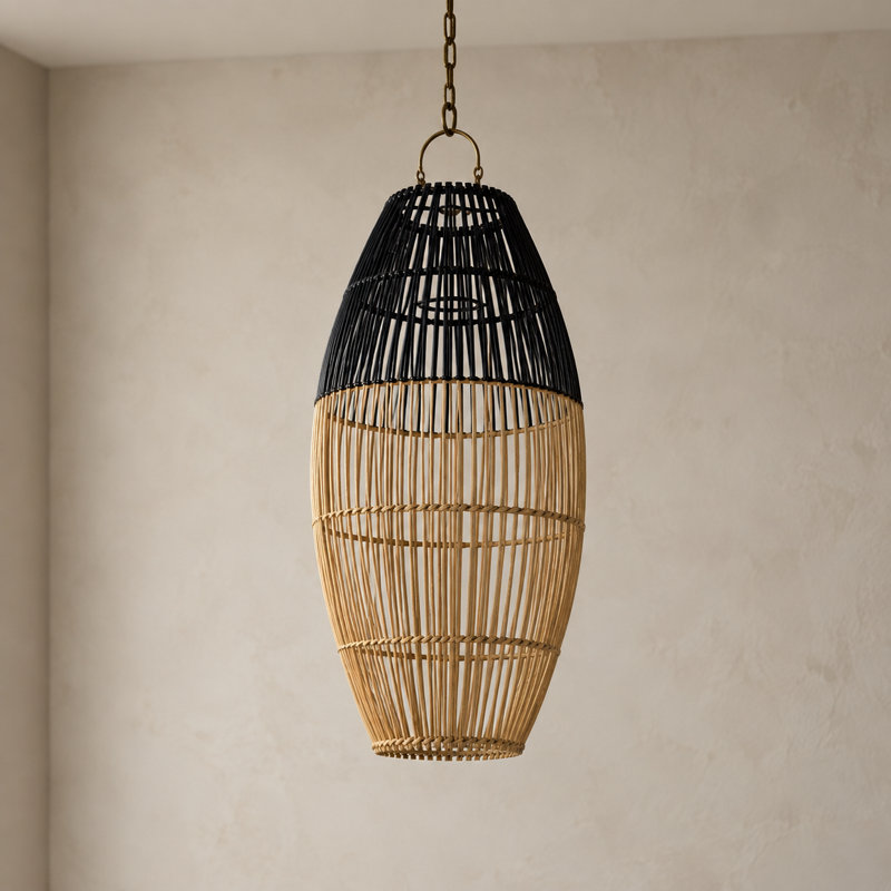 Stellar Handwoven Rattan Pendant Light Shade