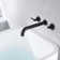 High Flow Rate Extra Long Spout Double Handle Wall Mounted