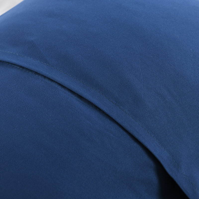 P-solid Shams Polyester Bedding, Standard, Navy